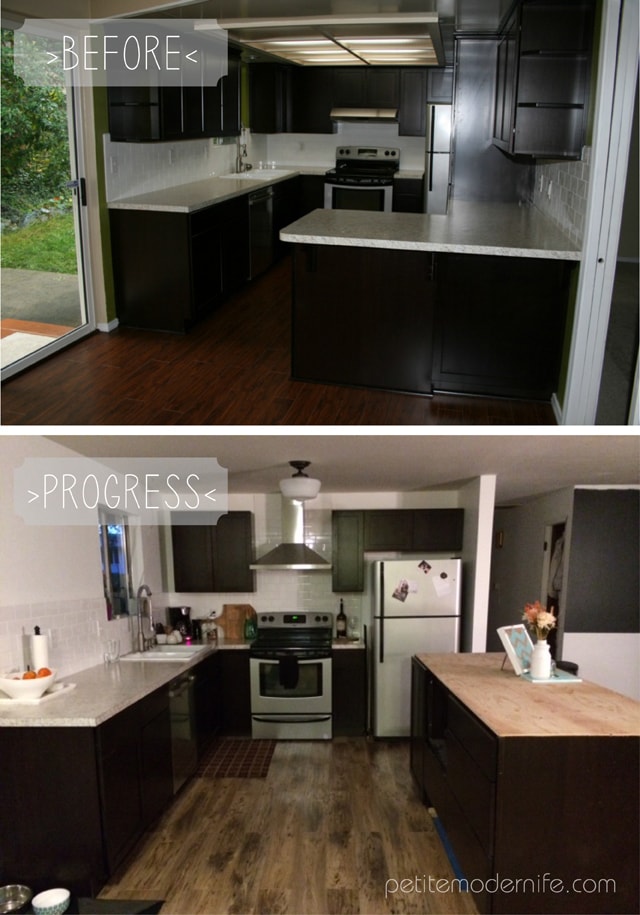 Budget Kitchen Remodel Progress