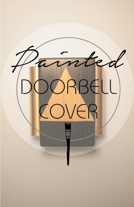 painted doorbell cover