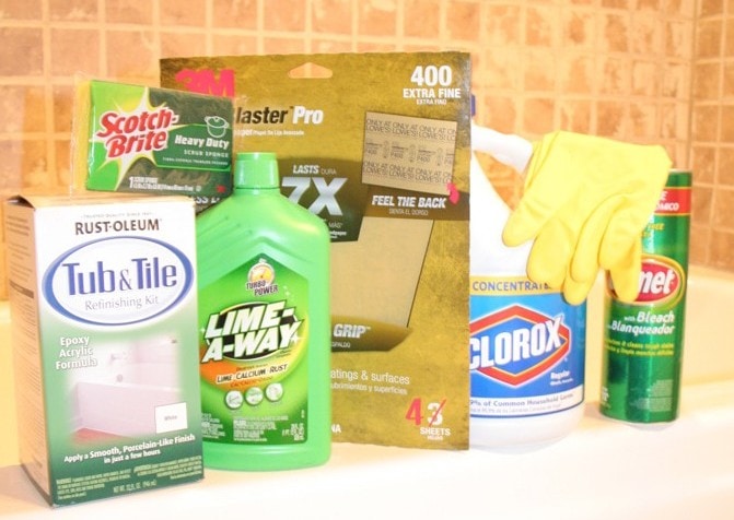 Tub + Tile Cleaning Supplies