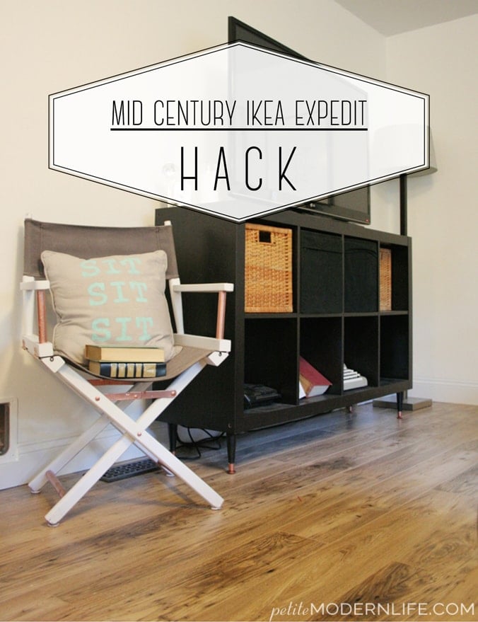 Mid Century Ikea Expedit Hack