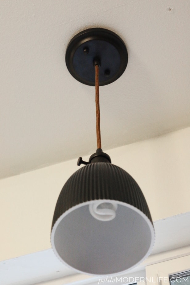 Easy $35 DIY modern pendant life