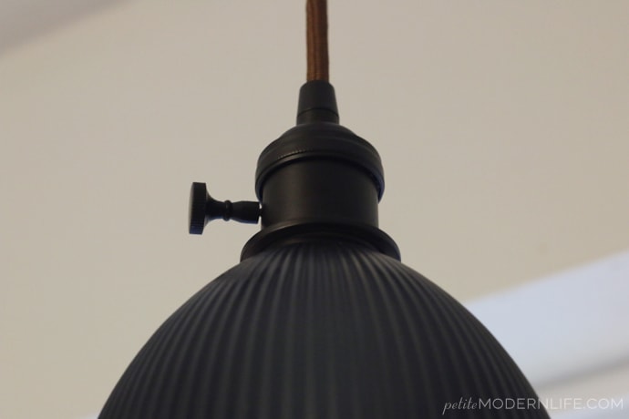 Easy $35 DIY modern pendant life