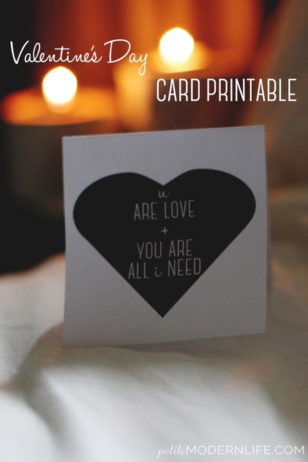 valentine's Day Card Printables