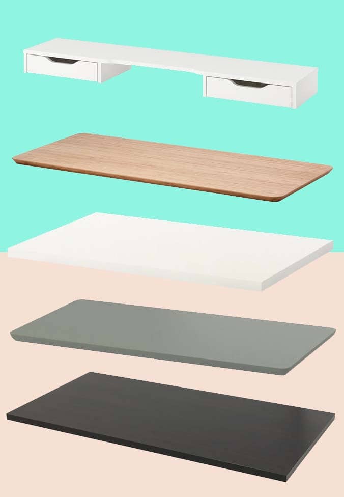 Build Your Own Ikea Desk Petite Modern Life