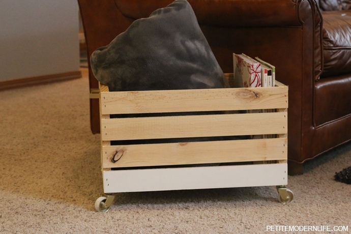 A 3 step blanket box that is modern, chic and multi-purpose!