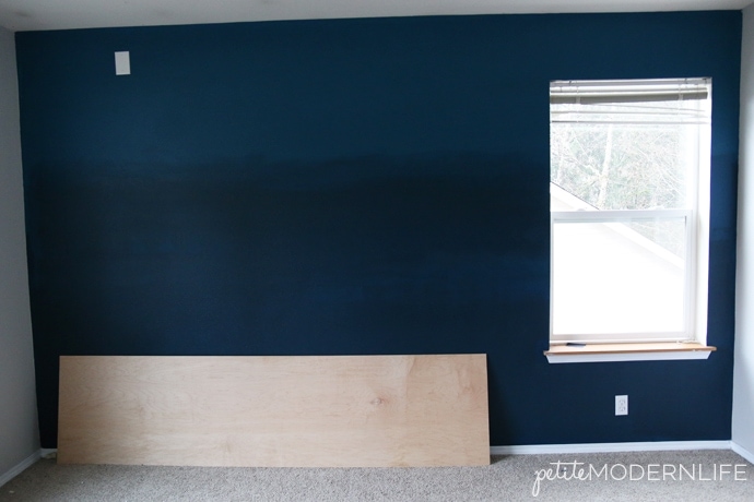 This DIY Live Edge Headboard is so inexpensive and easy to make!