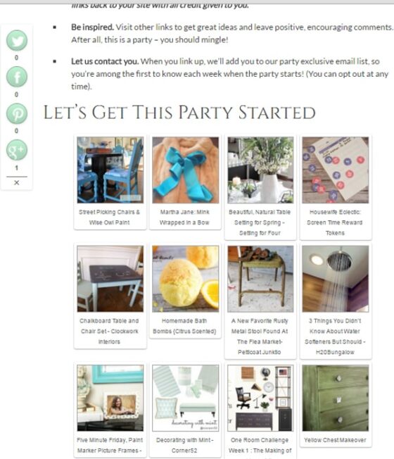 Visit this DIY Link Party to get a feel for how they work!