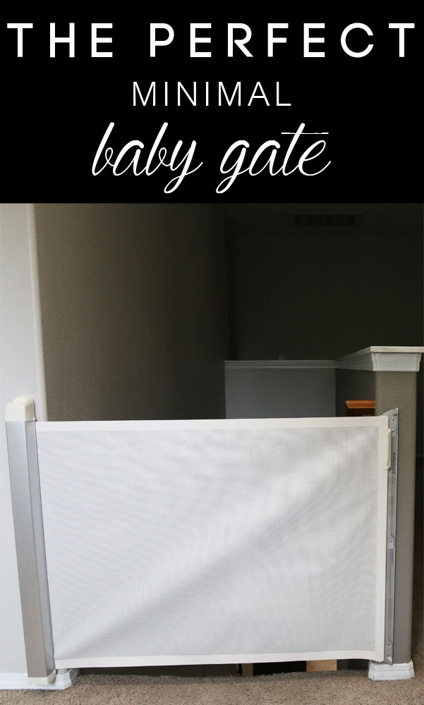 The PERFECT modern, minimal baby gate for a safe and stylish home. Great video and pics on Petite Modern Life!