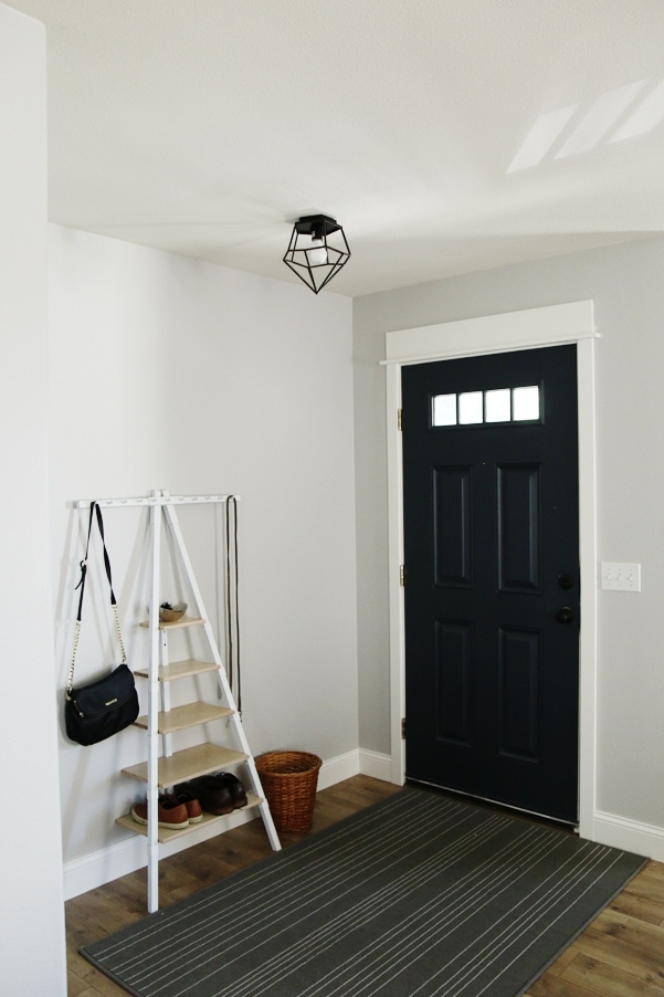 Living Room Makeover: A beautiful transformation of a difficult living room layout on Petite Modern Life