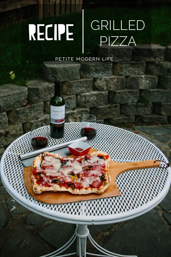 This grilled pizza is probably the best way to make homemade pizza. Never mushy, no matter how many delicious toppings you use! |Petite Modern Life