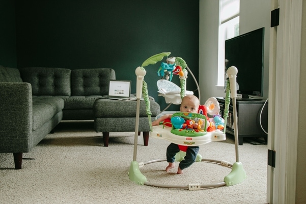 A classic upstairs update simply with new paint and hardware. | Petite Modern Life