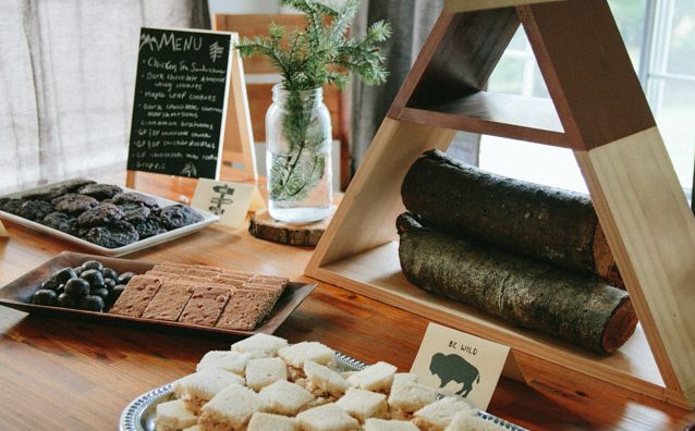 mountain themed baby shower