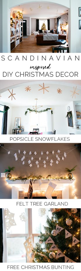 Scandinavian Inspired Christmas Decor | Petite Modern Life