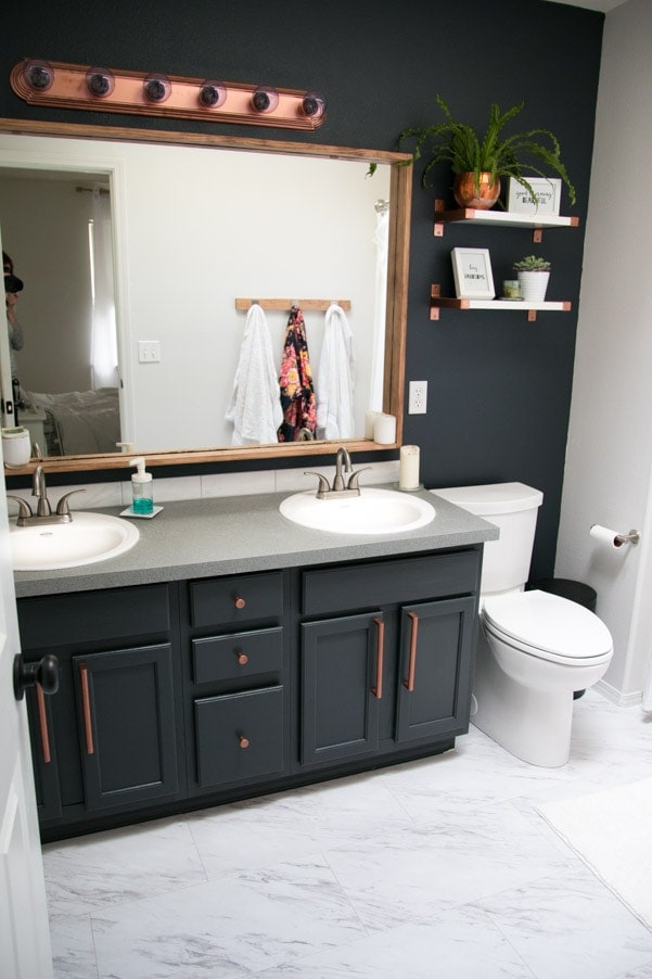 Master Bathroom Makeover Reveal