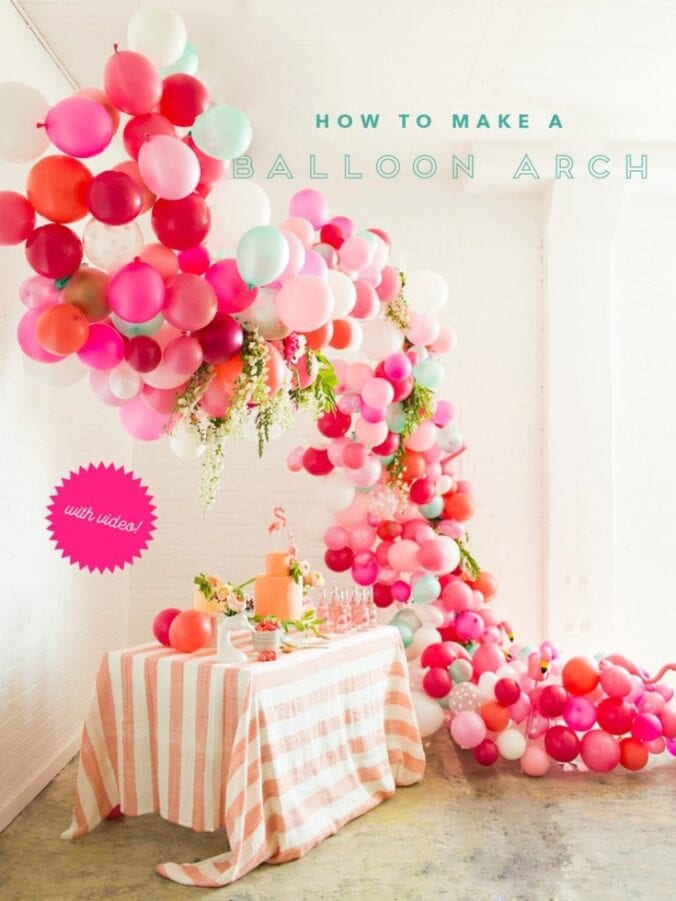 DIY Balloon Arch Tips and Tricks Petite Modern Life