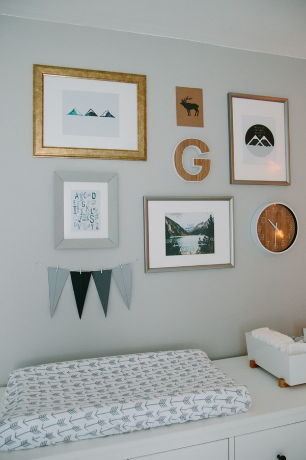 Mountain Themed Nursery as part of Nursery Week on Petite Modern Life