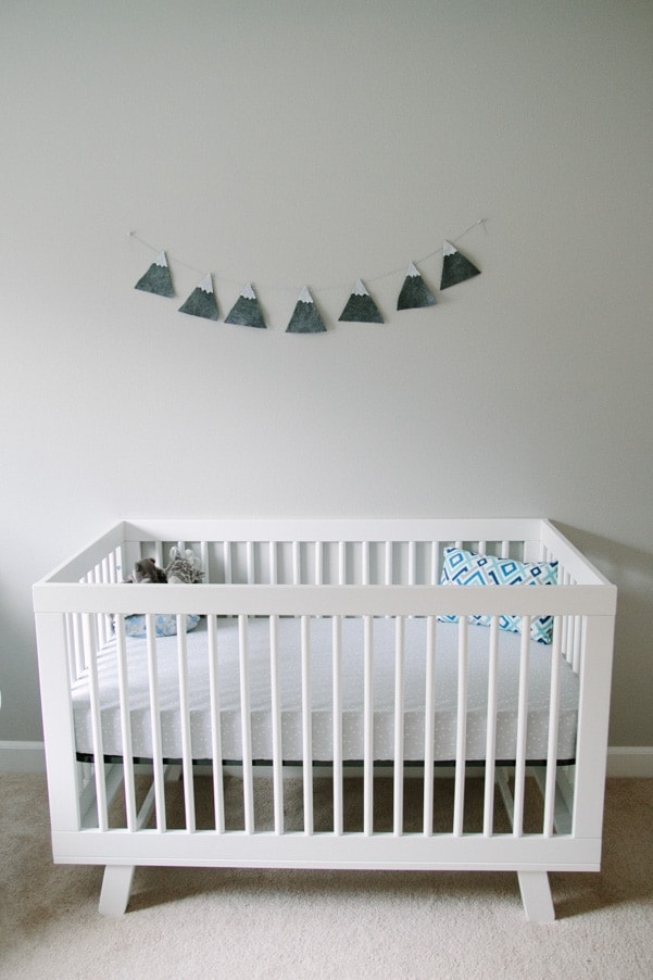 Mountain Themed Nursery as part of Nursery Week on Petite Modern Life