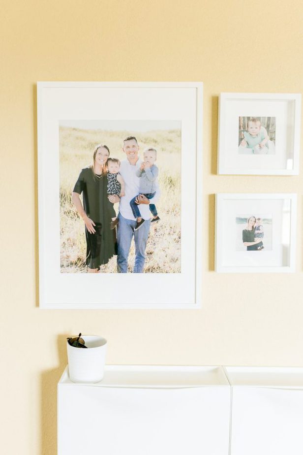 ranch house entryway storage 