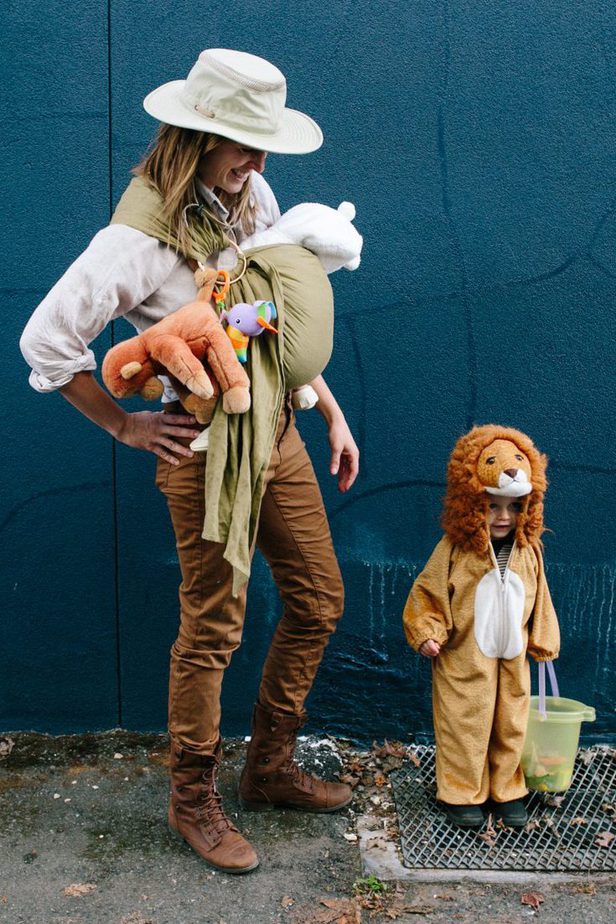 homemade zoo keeper costume