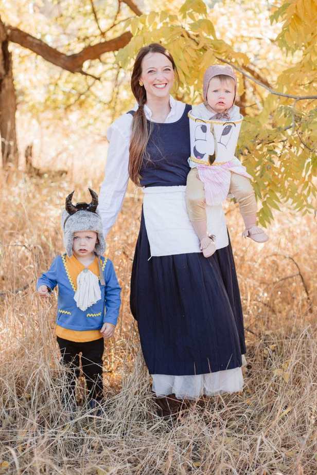 Diy Beauty And The Beast Family Halloween Costumes Petite Modern Life