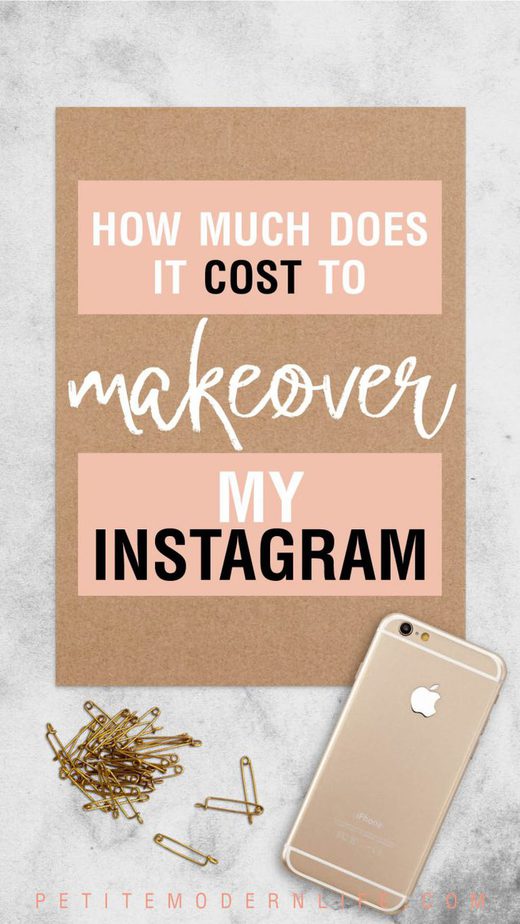 How much does it cost to makeover my Instagram pin