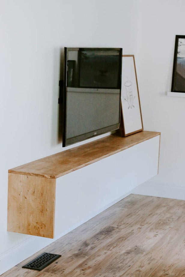 build your own ikea floating sideboard entertainment center