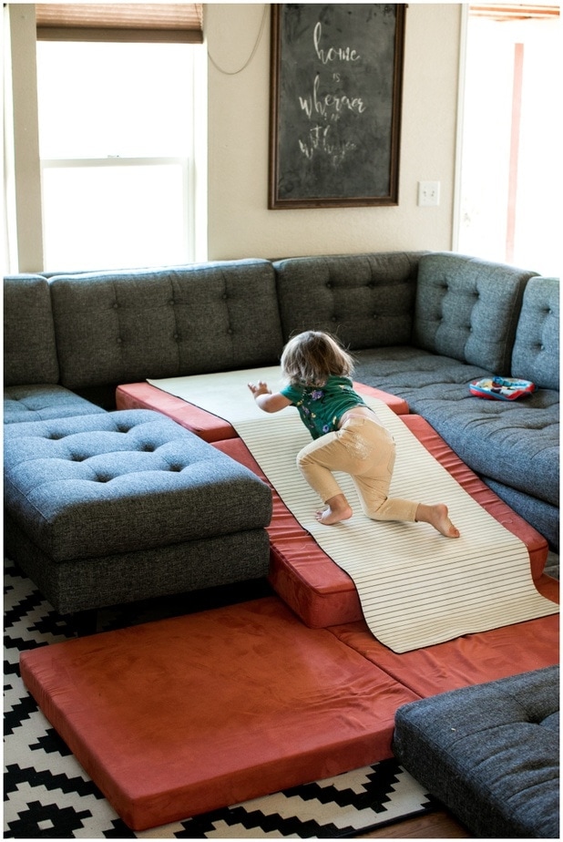 kids play couch