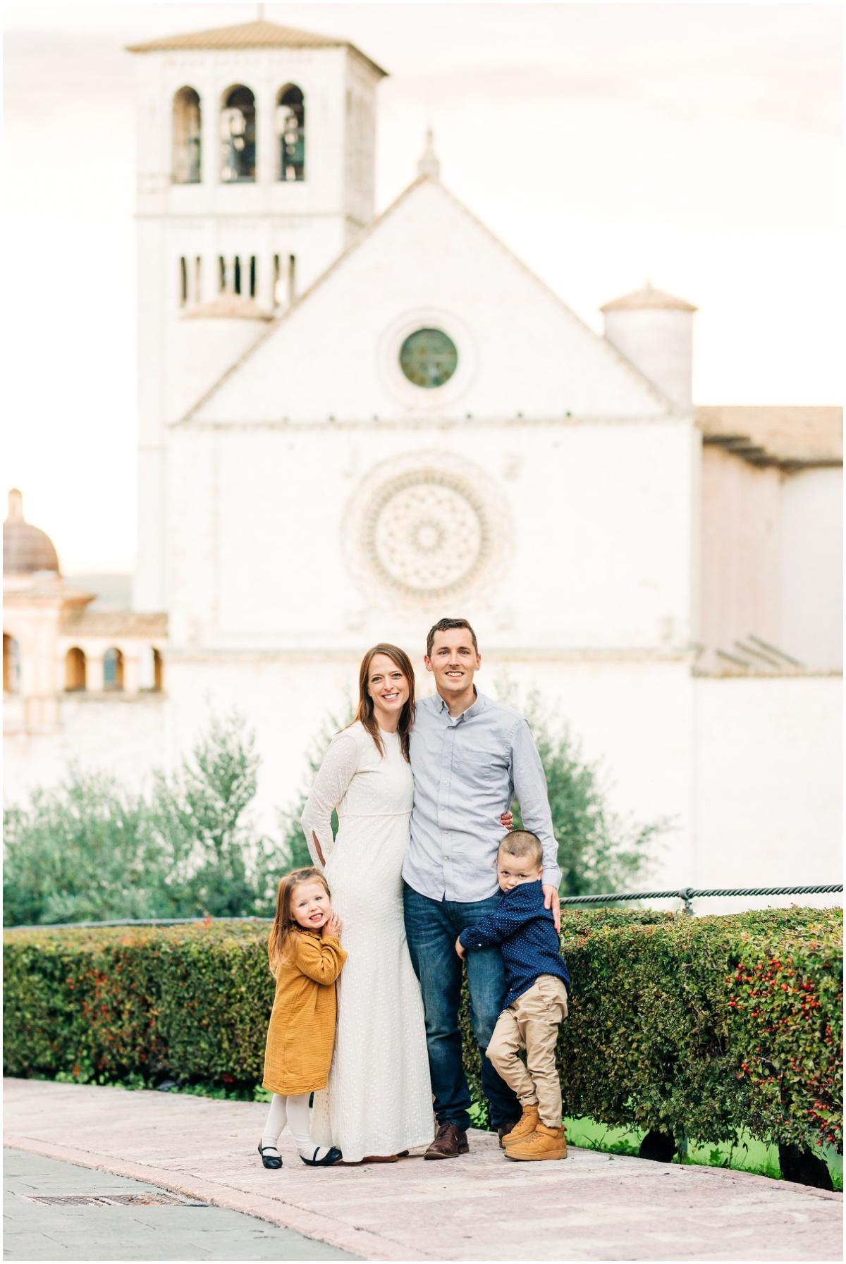 Family Photos in Assisi, Italy