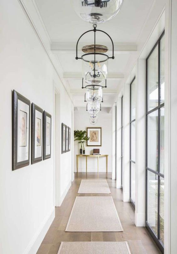 European Farmhouse Hallway Hanging Light Fixtures