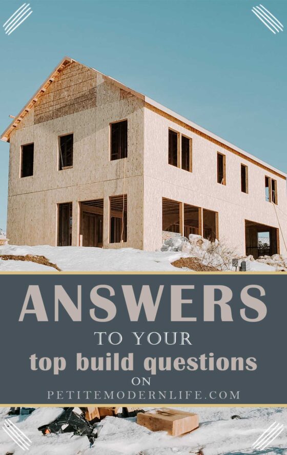 How much does it cost to build? What do you have to do first? What should I ask the builder? Answers on Petite Modern Life!