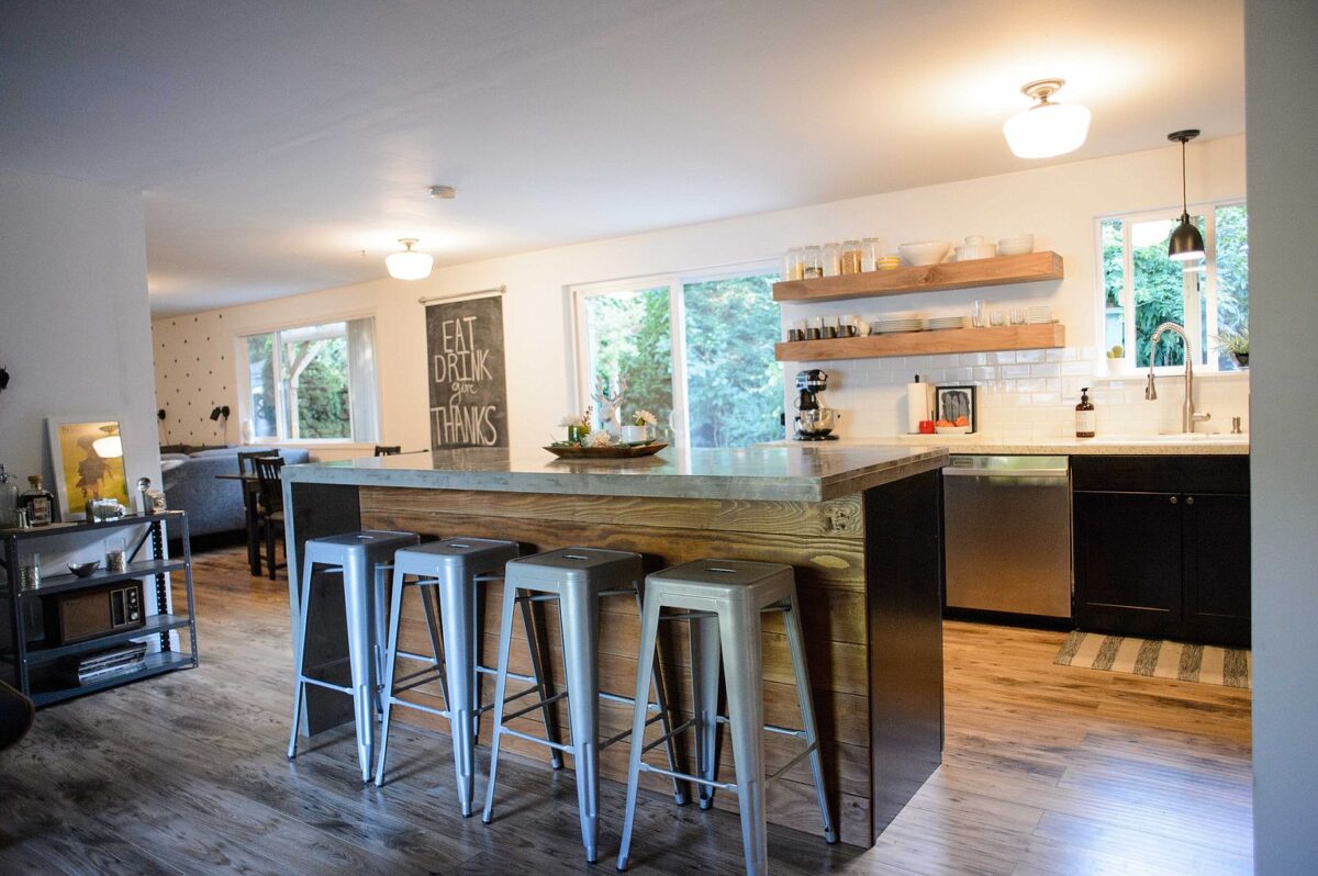 Rambler flip after remodel open  kitchen photo