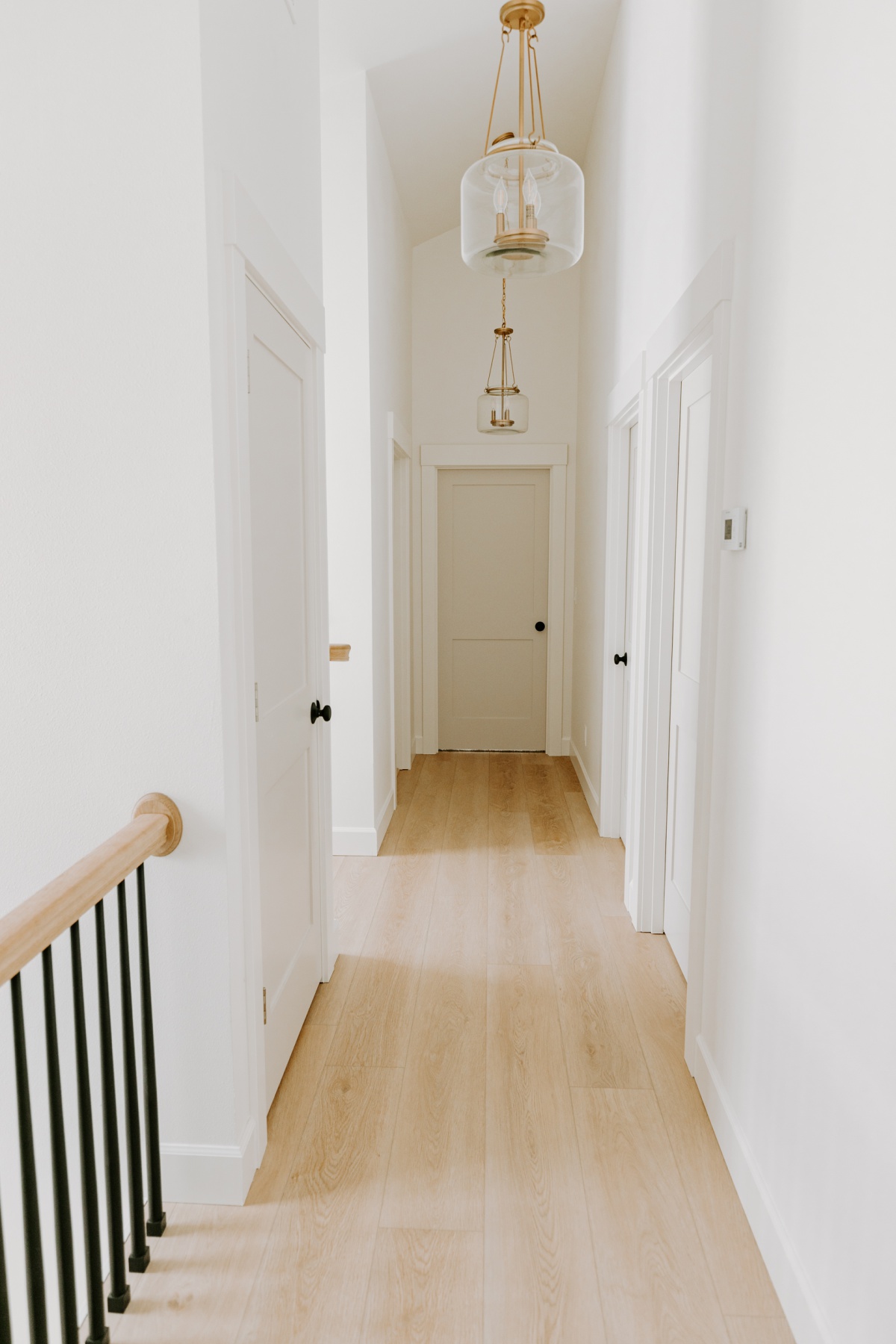 Paradigm Conquest Floors in Estate in the hallway